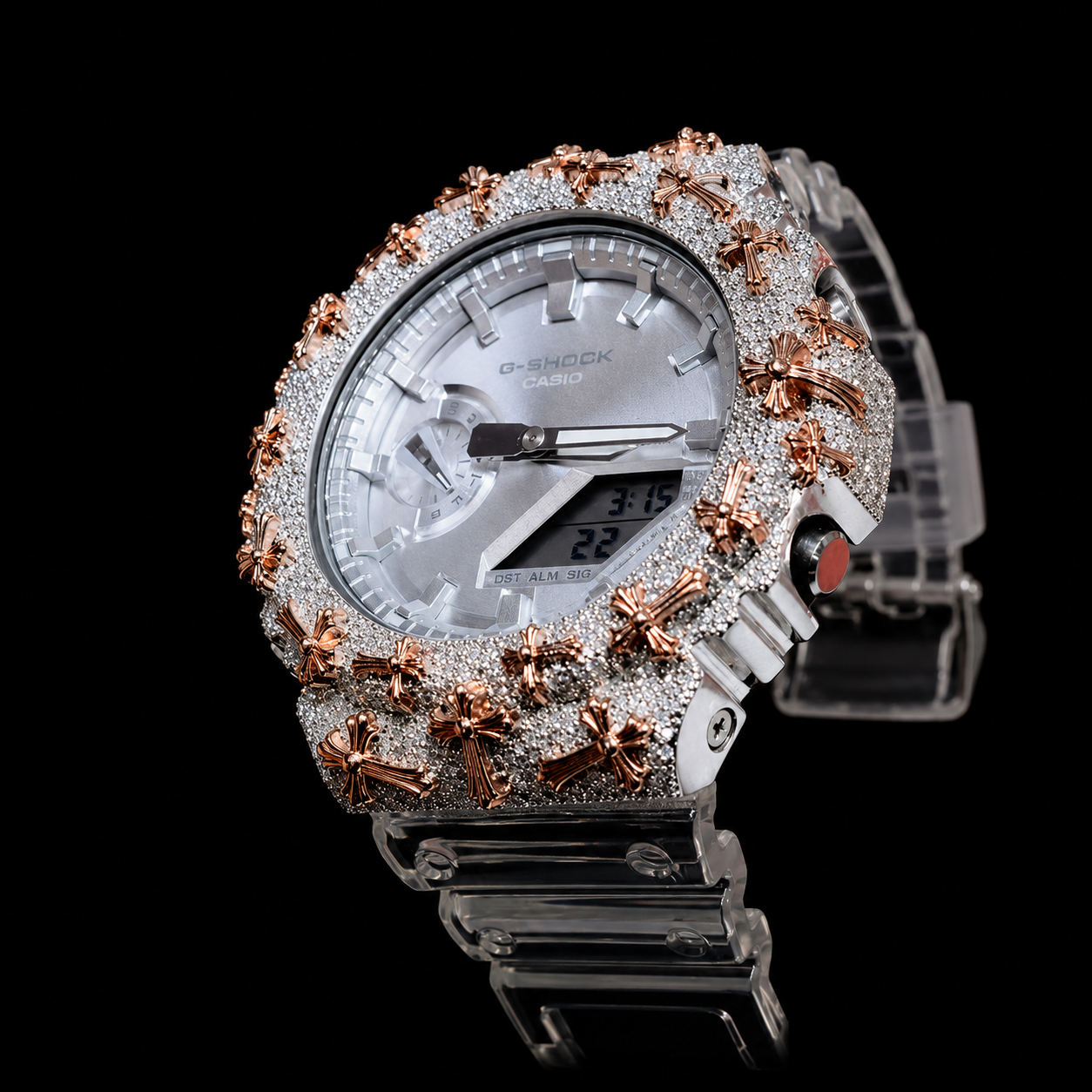 Chrome Hearts Iced out Gshock