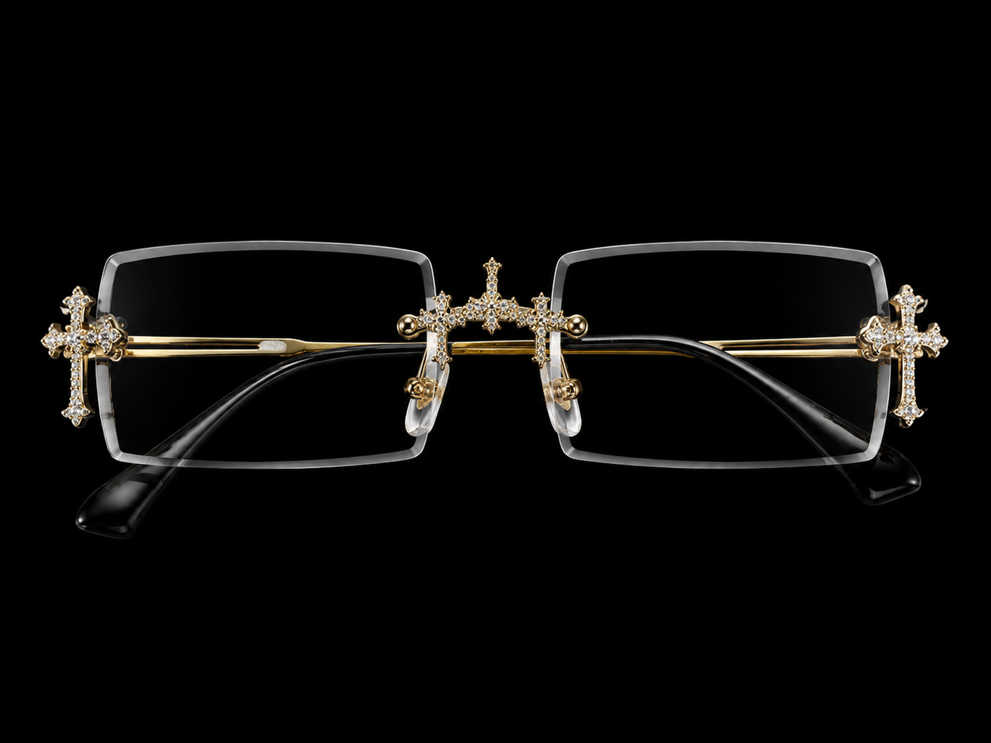 iced out cartier glasses