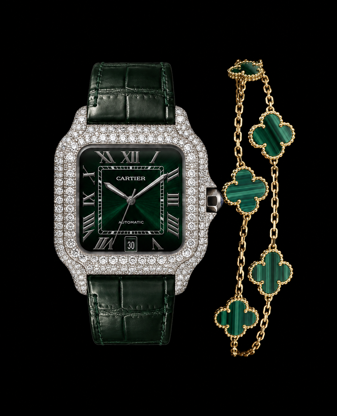 Cartier with matching van cleef
