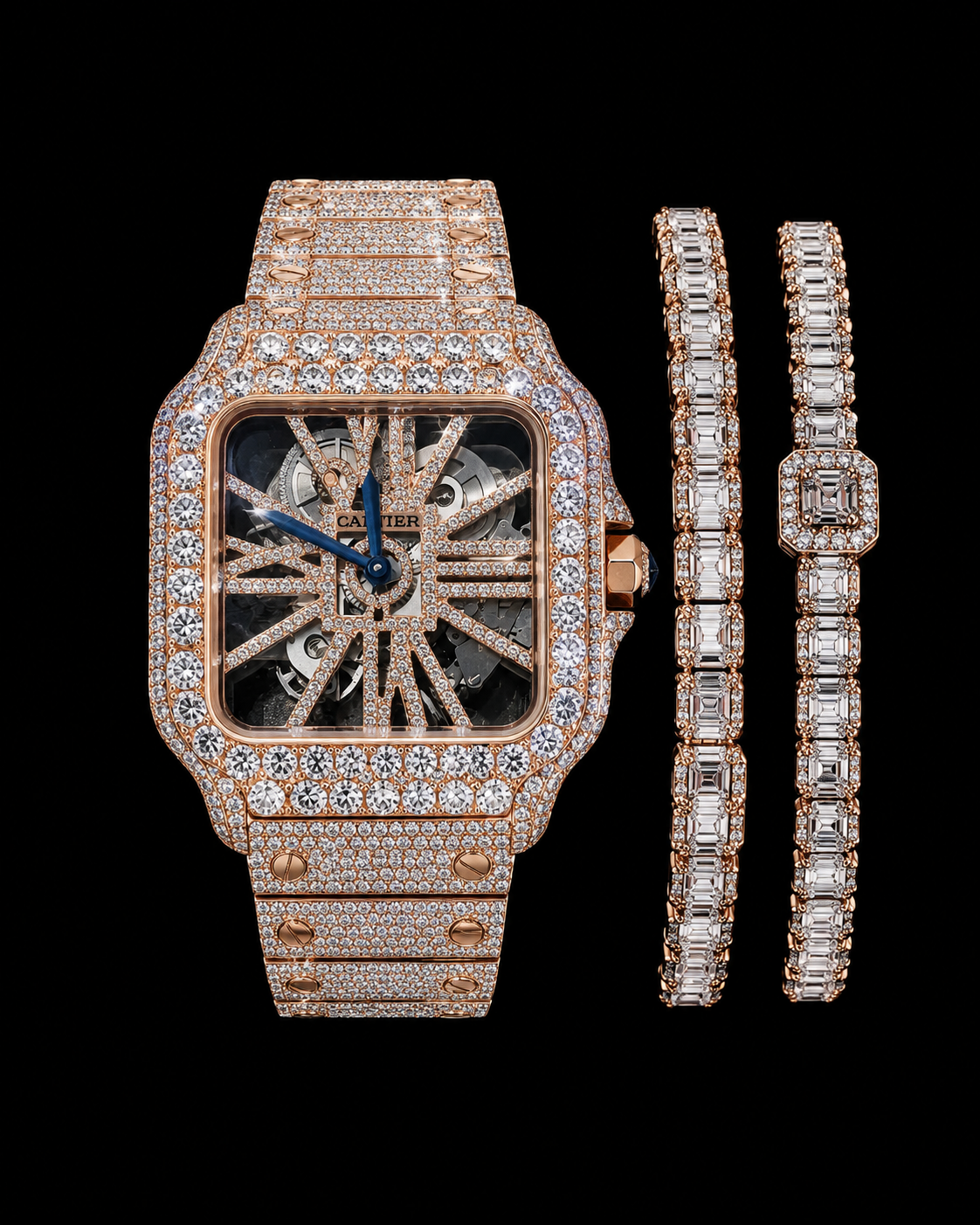 Cartier with bracelet set