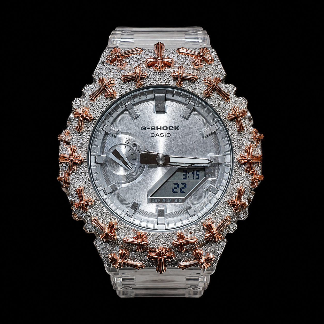 Chrome Hearts Iced out Gshock